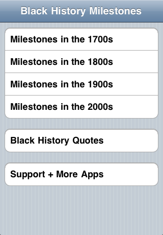 Black History Milestones free app screenshot 1