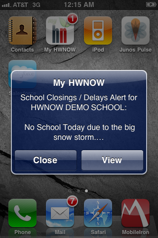 My HomeworkNOW & School Alerts free app screenshot 1