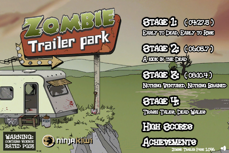 Zombie Trailer Park free app screenshot 1
