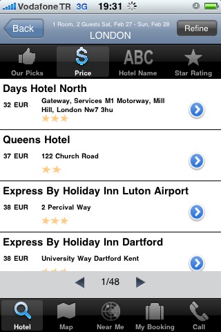HOTEL DEALS free app screenshot 3