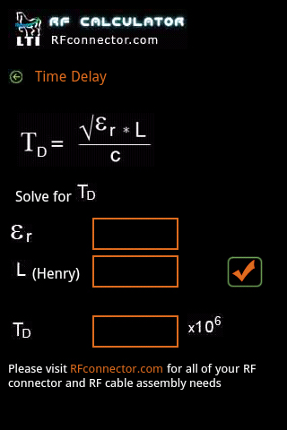 RF Calculators free app screenshot 3