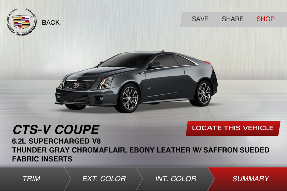 Image of myCadillac Showroom