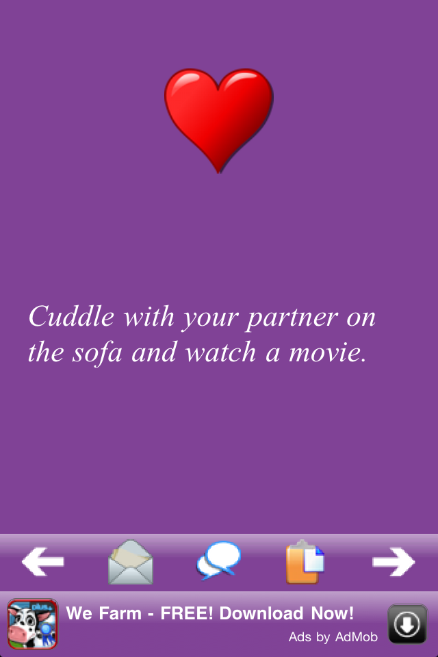 Romantic Ideas 500 free app screenshot 1