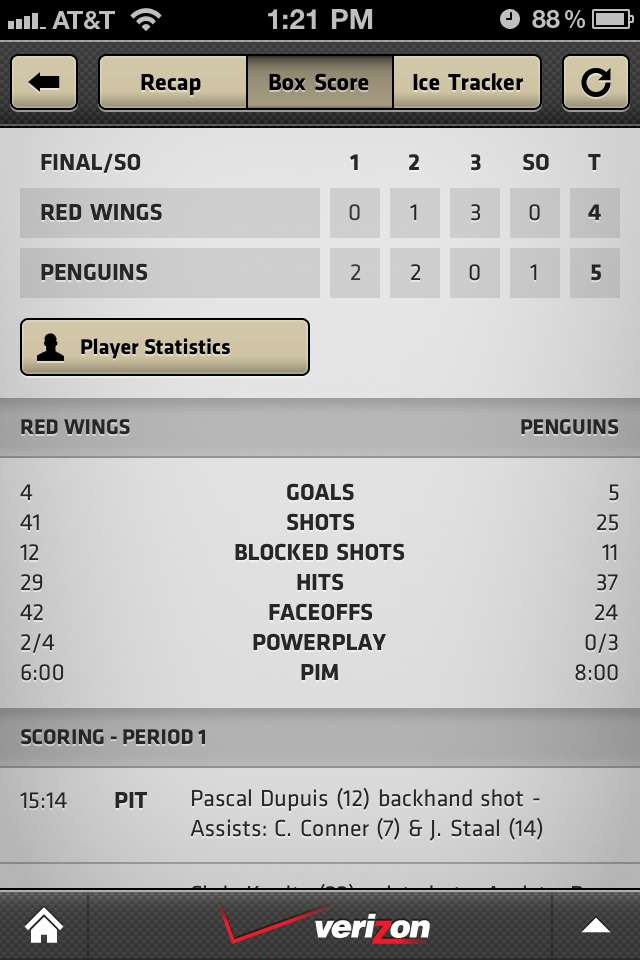 Pittsburgh Penguins Mobile free app screenshot 4