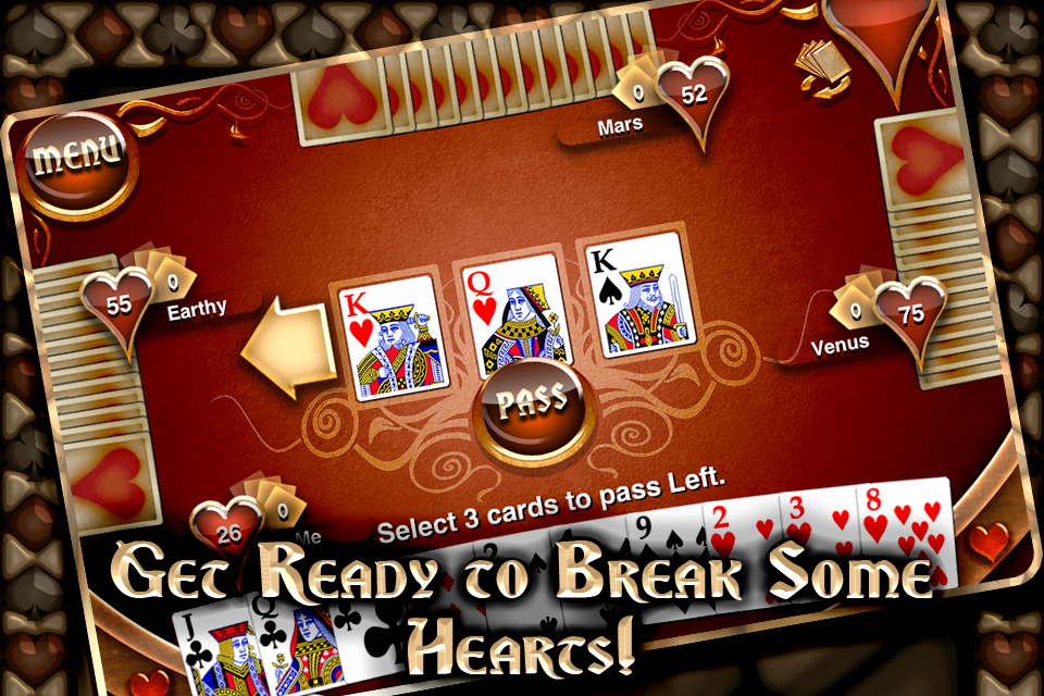 Free Hearts Tournament iPhone Game