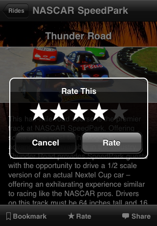 NASCAR SpeedPark Myrtle Beach free app screenshot 3