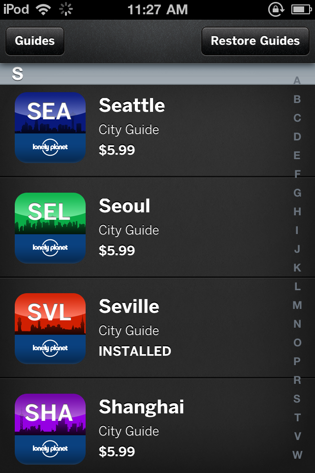 Lonely Planet Travel Guides, Phrasebooks, and maps