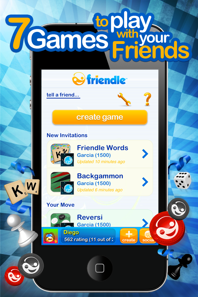 Friendle Free - 7 Games to Play with Your Friends