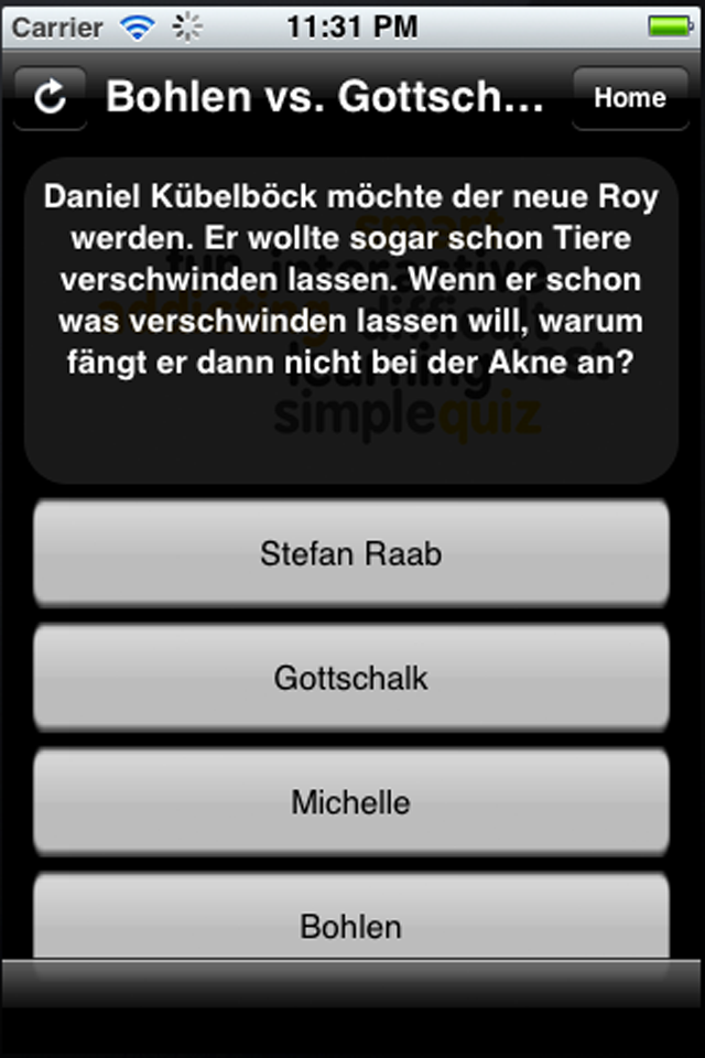 Bohlen vs. Gottschalk vs. Raab