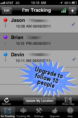 Phone Tracker for iPhones (Follow your friends with your phone) free app screenshot 3