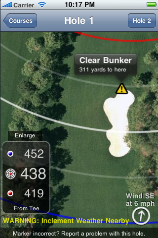 Golf GPS Navigator free app screenshot 3