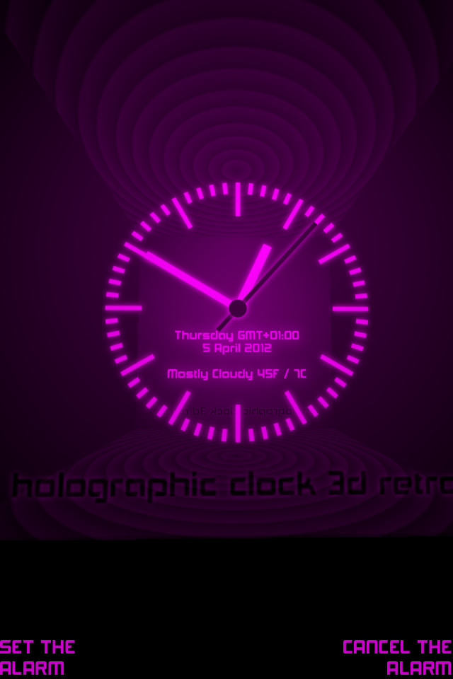 3d clock app