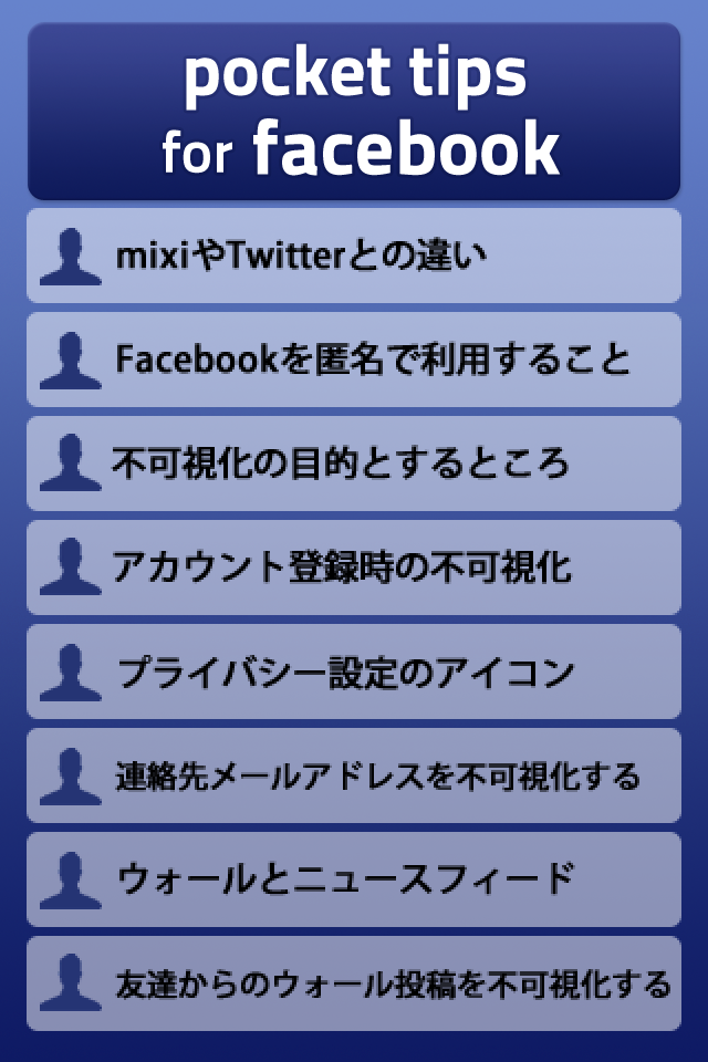 Facebook不可視化マニュアル