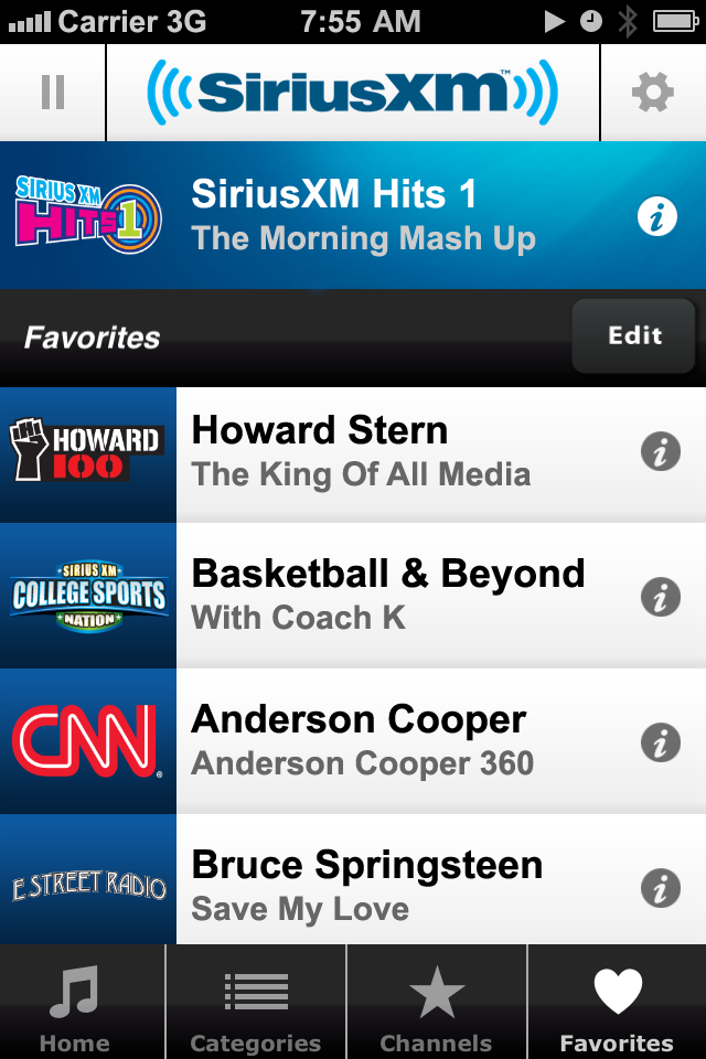 SiriusXM Internet Radio free app screenshot 2