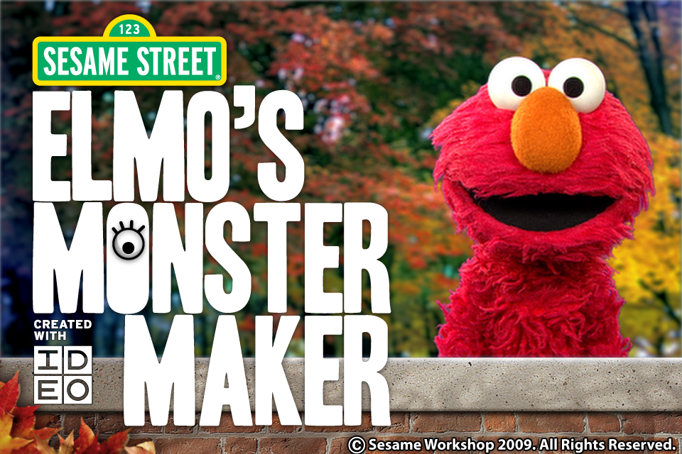 Elmo S Monster Maker あなたの作ったオリジナルモンスターがセサミストリートに仲間入り エルモと一緒に踊って歌ってエンジョイしよう Isuta イスタ おしゃれ かわいい しあわせ