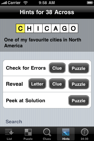 Crosswords