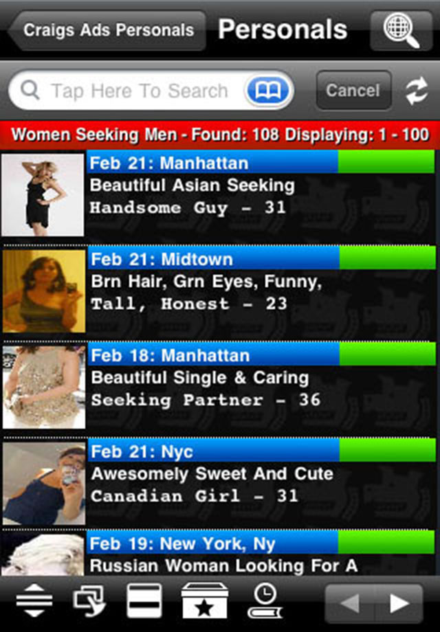 craigslist free dating service