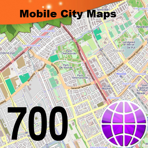 free 700 City Maps iphone app