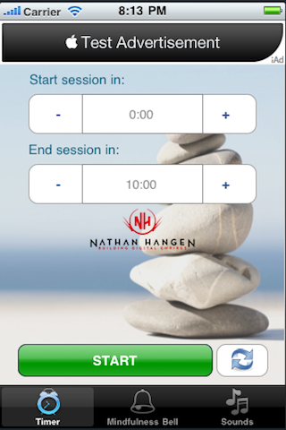Zazen Lite -Zen Meditation Timer & Mindfulness Bell free app screenshot 1