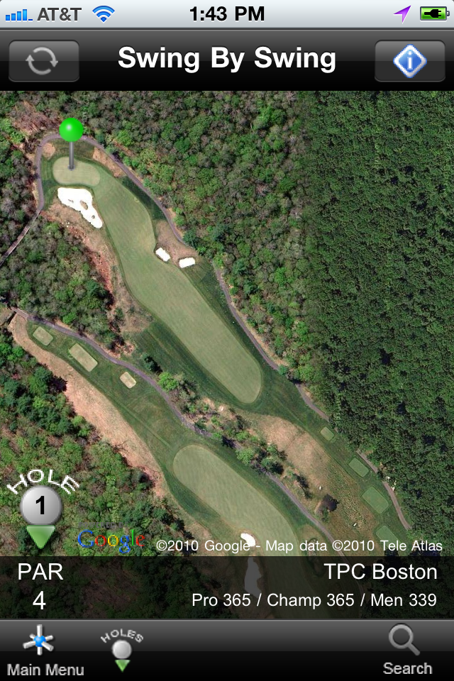 Free Golf GPS Range Finder free app screenshot 1