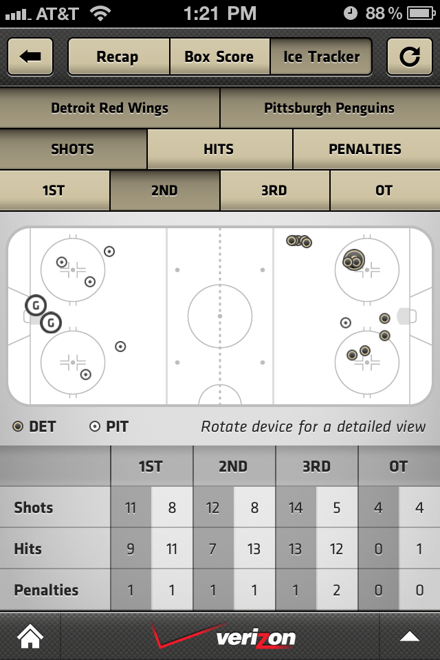Pittsburgh Penguins Mobile free app screenshot 2