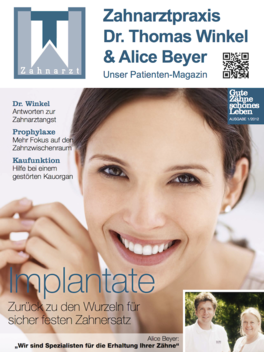 Patienten-Magazin Zahnarztpraxis Dr. Thomas Winkel & Alice Beyer LOGO-APP點子