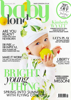 Baby London magazine LOGO-APP點子