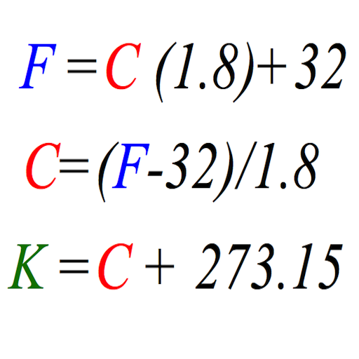 temperature conversion formulas kelvin