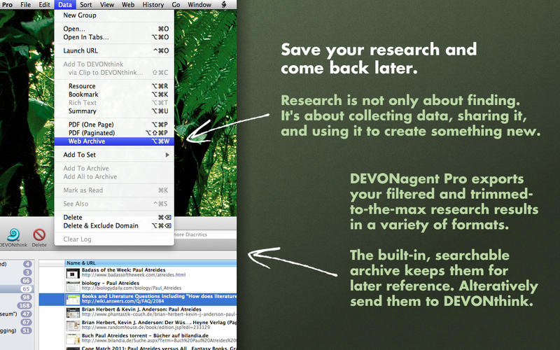 DEVONagent Pro for Mac 3.9.7 破解版 - 人工智能浏览器