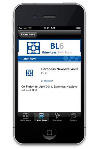 Captura de pantalla del iPhone 2