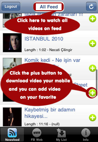 Facebook Video Player and Downloader Lite screenshot 4