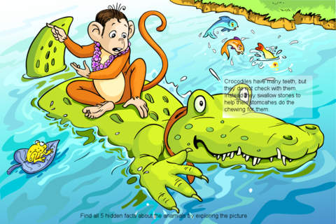 Monkey And The Crocodile - by Niyaa - A Panchatantra Classic screenshot 4