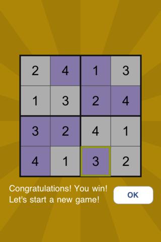 Tiny Sudoku screenshot 4