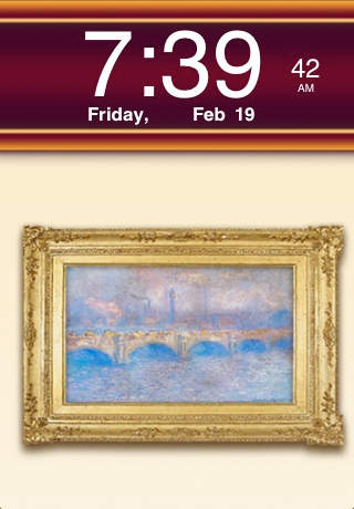 Clockscapes Claude Monet - Animated Clock Display