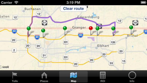 【免費旅遊App】Indiana Toll Road 2014-APP點子