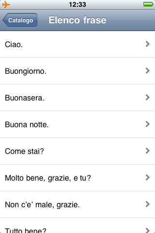 iParrot Phrase Italian-Japanese screenshot 3