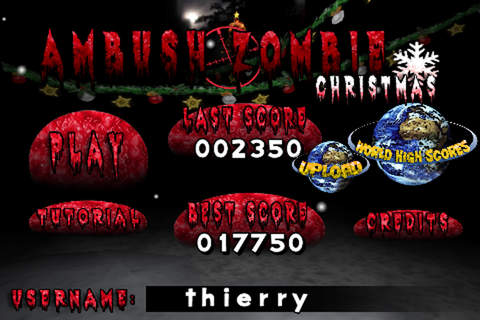 Ambush Zombie Christmas screenshot 2
