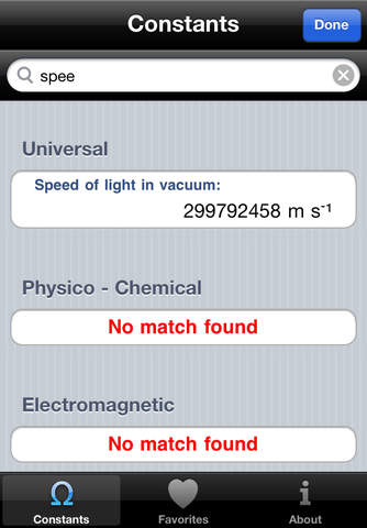 Scientific Constants Pro screenshot 3