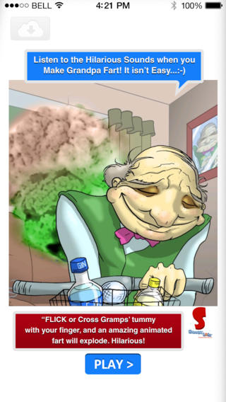 【免費生活App】Animated Talking Grandpa Tom - Repeating Dirty Smack Talk App with Funny Voice Pranks - LOL Jokes from the Angry Jerk-APP點子