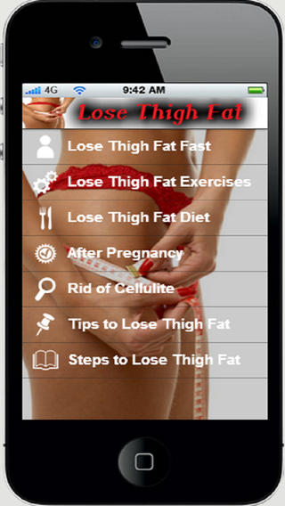 Lose Thigh Fat App:Get Rid of unwanted Thigh Fat Once and for All+