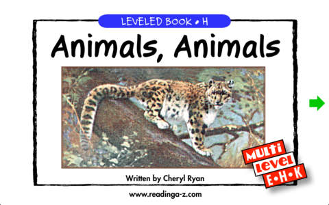 Animals Animals - LAZ Reader [Level H–first grade]
