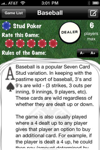 Poker Playbook Lite screenshot 2