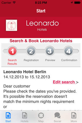 Leonardo Hotels screenshot 3