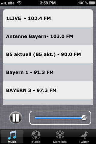 iRadio Germany DE screenshot 2