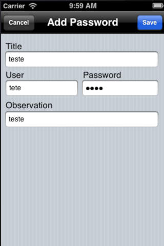 iSecurity Password Full screenshot 3