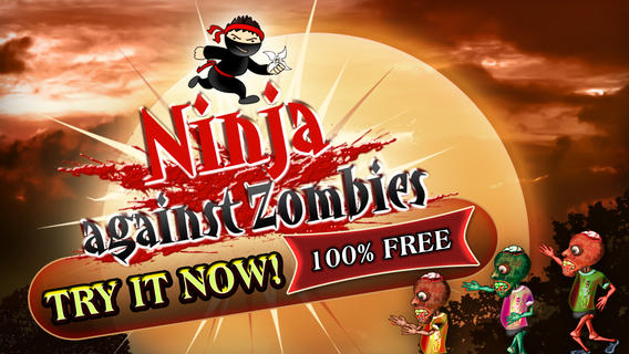 Ninja Against Zombies - no man's land the Ninja tribes are fighting the undead invasion