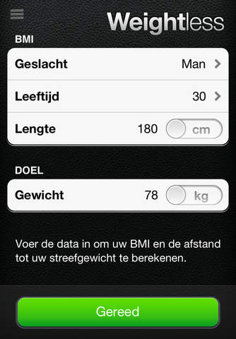 Weightless - Weight tracking with BMI to lose weight or gain weight screenshot 3