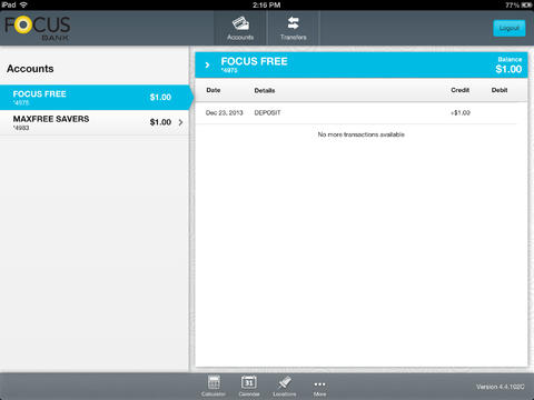 【免費財經App】FOCUS Bank Mobile Banking for iPad-APP點子