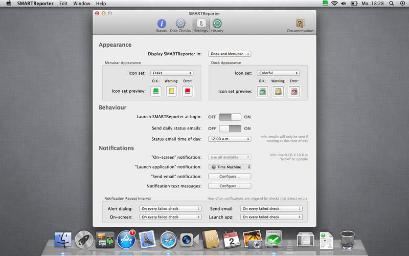 SMARTReporter 3.1.17 Mac 破解版 – 硬盘驱动器故障报警工具
