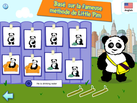Apprends avec Little Pim: l'anglais! HD - Jeu éducatif et amusant pour apprendre l'anglais dès la maternelle screenshot 3